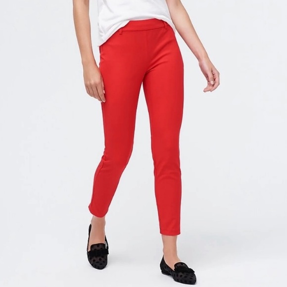 J. Crew Factory Pants - J. Crew Factory Red Winnie Pants Size 4 NWOT